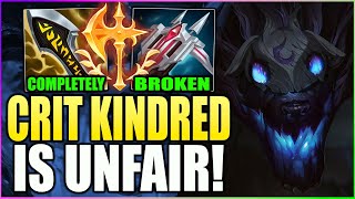 CRIT KINDRED IS SO UNFAIR WITH THIS CRAZY DAMAGE LDR Is BEYOND Broken [upl. by Eluk]