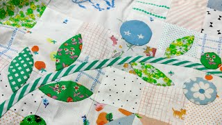 Needle Turn Appliqué Tutorial 2  Leaves and Bias Binding [upl. by Aker]