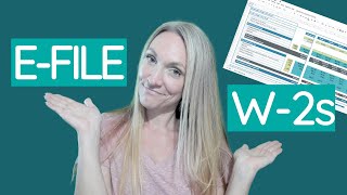 How Does an Employer File Form W2 Online amp free payroll spreadsheet template [upl. by Bonine942]