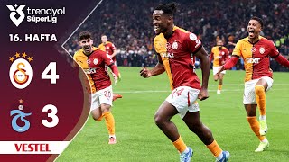 Vestel  Galatasaray 43 Trabzonspor  HighlightsÖzet  Trendyol Süper Lig  202425 [upl. by Nairdad]