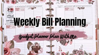 WEEKLY BUDGET PLANNING  BUDGET PLANNER  LIVE LOVE POSH [upl. by Kappel431]