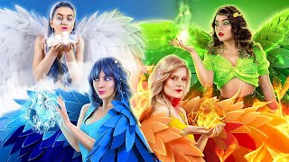 Fire Water Air and Earth Fairies Four Elements in Real Life [upl. by Auqemahs37]