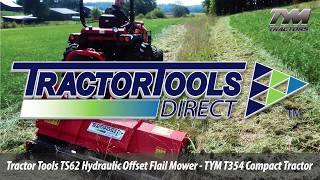 T62 Hydraulic Offset Flail Mower by Del Morino Demonstration Video [upl. by Lahcim]