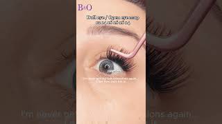 Step by step at home to apply your diy lash extensions for beginners bampq lashes [upl. by Vachell]