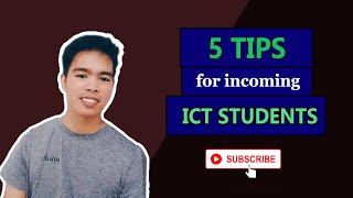 5 Tips for Incoming ICT students  Thirdy [upl. by Aisatnaf134]