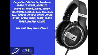 Sennheiser HD598 Ear Pad Replacement And many more models [upl. by Anitnerolf]