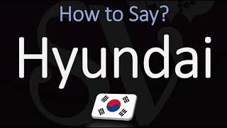 How to Pronounce Hyundai CORRECTLY Korean Pronunciation [upl. by Shreeves399]