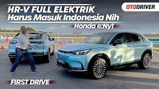 Honda HRV EV 2024  First Drive Honda eNy1  OtoDriver [upl. by Enilada]