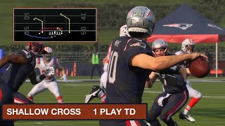 Madden 25  Shallow Cross Easiest 1 Play TD in THE GAME [upl. by Eentrok]