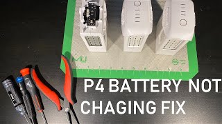 2021 DJI Phantom 4 Battery FlashingNot Charging FIX [upl. by Olonam]