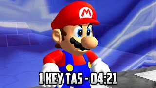 ⭐ Super Mario 64 PC Port  1 Key TAS 0421 with Render96 [upl. by Annatnom101]