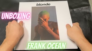 Frank Ocean  Blonde Vinyl Unboxing [upl. by Arikal987]