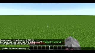 Como usar Keep Inventory No Minecraft [upl. by Kuehnel390]