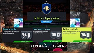 FIFA 22 SBC LO BASICO LIGAS Y PAISES COMPLETADO FACIL Y BARATO [upl. by Norbie]