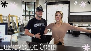 Luxury Modern Beauty Salon Tour  Best hair salon in the world [upl. by Rabelais]