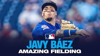 Javy Baez  El Mago in the field Fielding Highlights 2019 [upl. by Aissat]