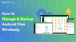 How to Manage and Backup Android Files Wirelessly  AirDroid Personal [upl. by Colner]