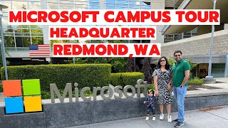 Microsoft Headquarter Campus Tour  RedmondWA  microsoft microsoftheadquartercampus seattle [upl. by Philps753]