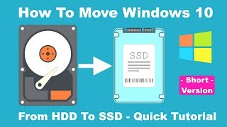 How to Move Windows 1011 from HDD to SSD [upl. by Laitselec73]