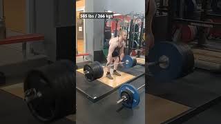 585 lbs  266 kgs deadlift for REPS [upl. by Sean752]