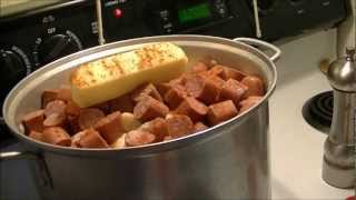 Simple But Delicious  Cabbage Potatoes and Smoked SausageYUM [upl. by Geof409]