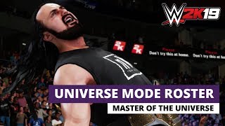 How To Pick The Best Roster For Universe Mode WWE 2K19 🤔 [upl. by Nosnor]