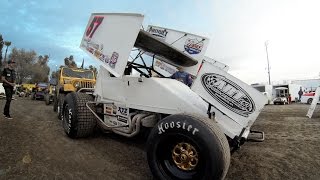 GoPro Kyle Larson Rips Up Sprint Car Dirt Track [upl. by Ewan]