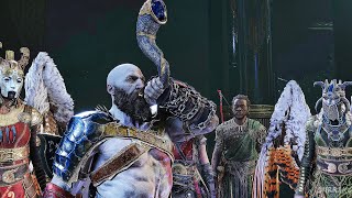 GOD OF WAR RAGNAROK Kratos Becomes General amp Leads Army To Asgard 4K 60FPS [upl. by Leahcimluap]