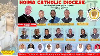 Hoima Diocese Ordination 27 July 2024  Our Lady of Lourdes Bujumbura Cathedral [upl. by Laws]