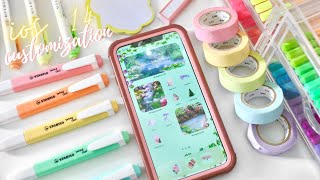 IOS 14 iphone customization ✨🍃 easy howto step by step [upl. by Essirahs]