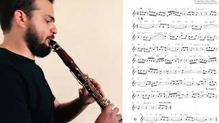 Carinhoso Bb Clarinet Pixinguinha Choro Sheet Music [upl. by Sibylla974]