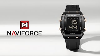 LATEST DESIGN OF 2023 Oct丨NAVIFORCE Watch NF7102 LCD Digital Display Movement [upl. by Newmann863]