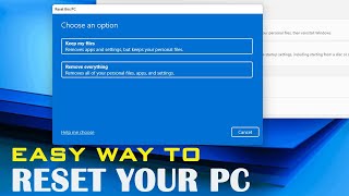 How to Reset Your PC  Windows 10 amp 11 Tutorial [upl. by Erina]