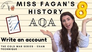 How to answer a write an account question AQA GCSE HISTORY Grade 9 [upl. by Iilek210]