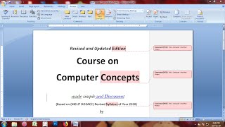 How to use Review Tab in Ms Word  Review tab in Ms word [upl. by Angy642]