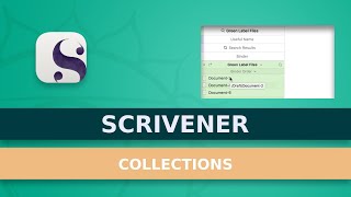 How To Create „Standard“ And „Automatic“ Collections In Scrivener [upl. by Duj]