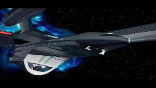 Star Trek  EnterpriseB warp speed [upl. by Berhley]