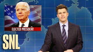 Weekend Update Biden Wins 2020 Election  SNL [upl. by Naasar880]