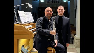 Estratti dal concerto per oboe e organo  Carlo Romano e Roberto Bacchini [upl. by Hgielar417]