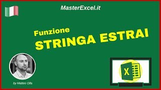 MasterExcelit  Tutorial Excel Funzione Stringa Estrai [upl. by Buyer]