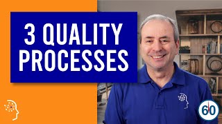 QD QC QA 3 Quality Processes in 60 seconds [upl. by Oleg]