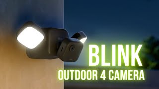 The new Blink Outdoor 4 Floodlight Camera is a wire free smart security [upl. by Fendig797]