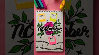 Front page design November trending frontpagestyles drawing art [upl. by Yahsram671]