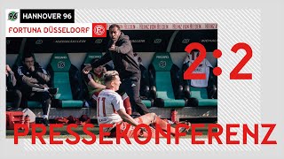 PRESSEKONFERENZ  Hannover 96 vs Fortuna Düsseldorf 22  202324  Thioune nach H96F95 [upl. by Aiasi]