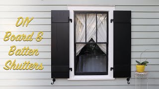 DIY Board amp Batten Shutters [upl. by Arahc685]