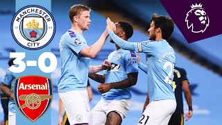 HIGHLIGHTS MAN CITY 30 ARSENAL  Sterling De Bruyne Foden [upl. by Flossy]