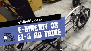 EBike Kit  Converting an Electric SunSeeker EZ3 HD with a 500w Heavy Duty from EBike Kit [upl. by Peggy311]