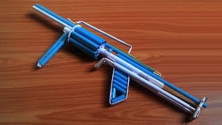 How To Make a Paper Gun that Shoots 8 Bullets with Trigger  M32 Paper Gun [upl. by Niad949]