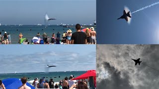 Blue Angels Chicago 2021 Sneak passes All 3 days [upl. by Onibag]