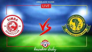 🔴LIVE  SIMBA VS YANGA LIVE VIDEO [upl. by Aissila]